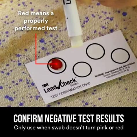 Are lead swab tests accurate?